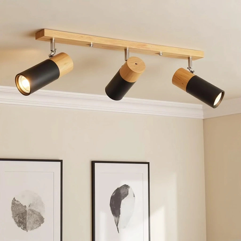 Deckenleuchte mit Holz | Lignum