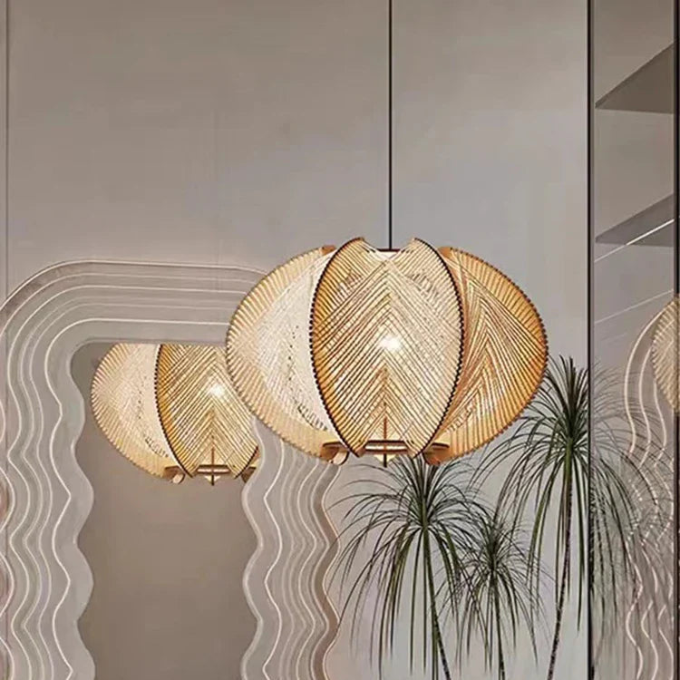 Handgefertigte Pendelleuchte aus Holz | Lignum