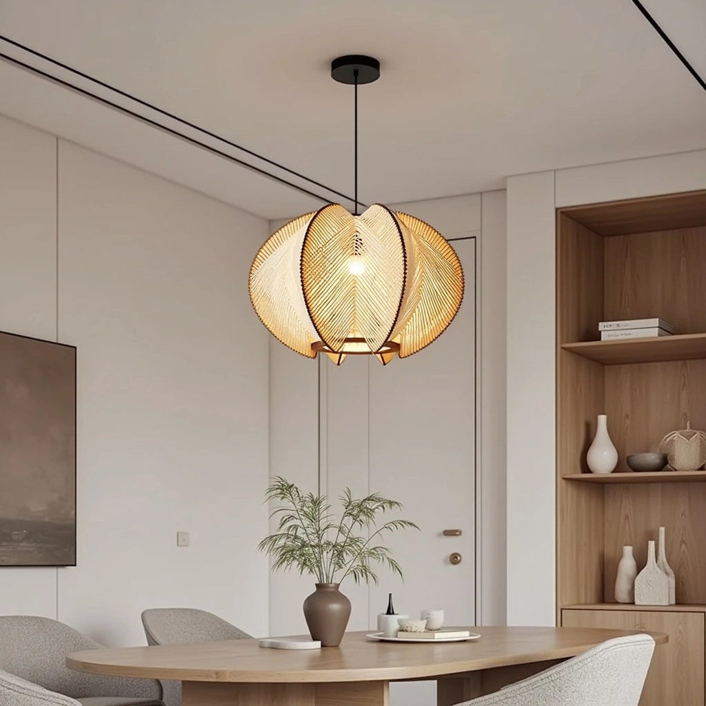 Handgefertigte Pendelleuchte aus Holz | Lignum