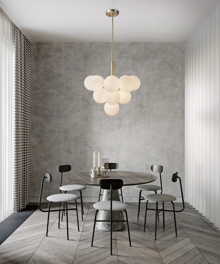 Pendelleuchte Glühbirnen in Gold, Silber und Schwarz 5-teilig 13-teilig | Convexum