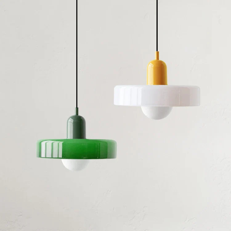 Retro Pendelleuchte mit Glas | Fårverig