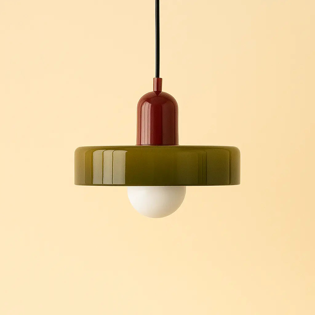Retro Pendelleuchte mit Glas | Fårverig