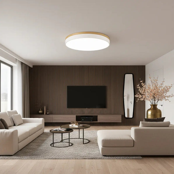 Skandinavische Deckenlampe, mit Holz | Bøde