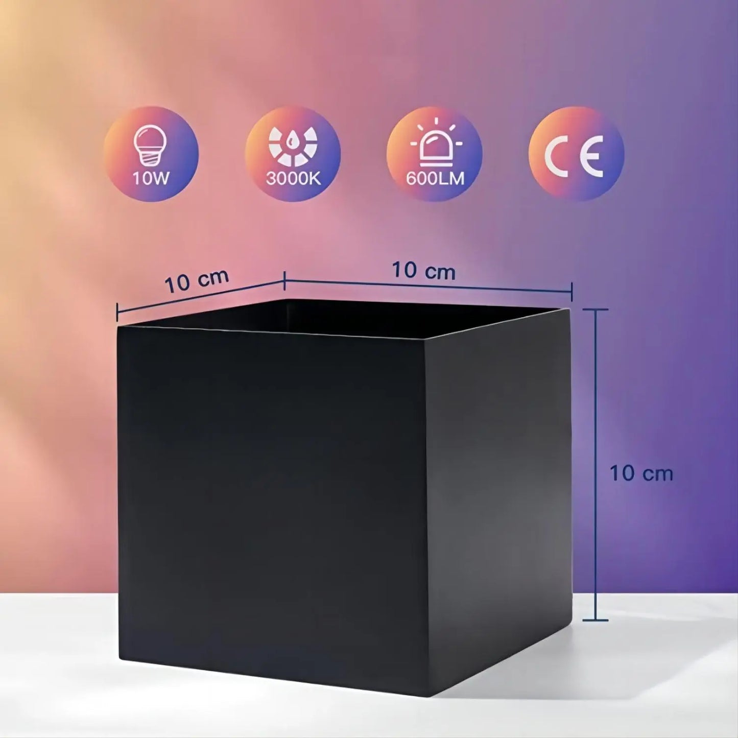 Smart Wandleuchte schwarz | Skøle