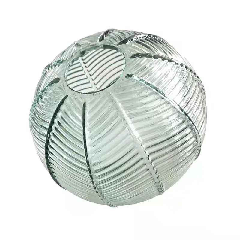 Pendelleuchte Glas mit Blatt | Vitrum