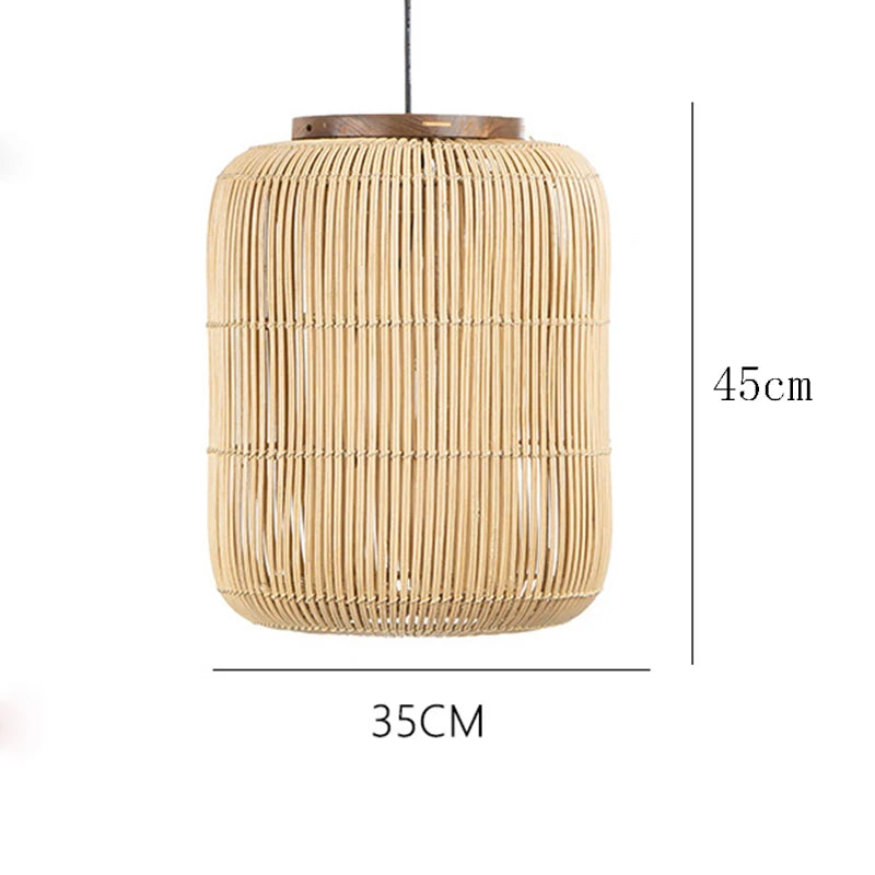 Pendelleuchte Cane in 2 Farben | Rattan