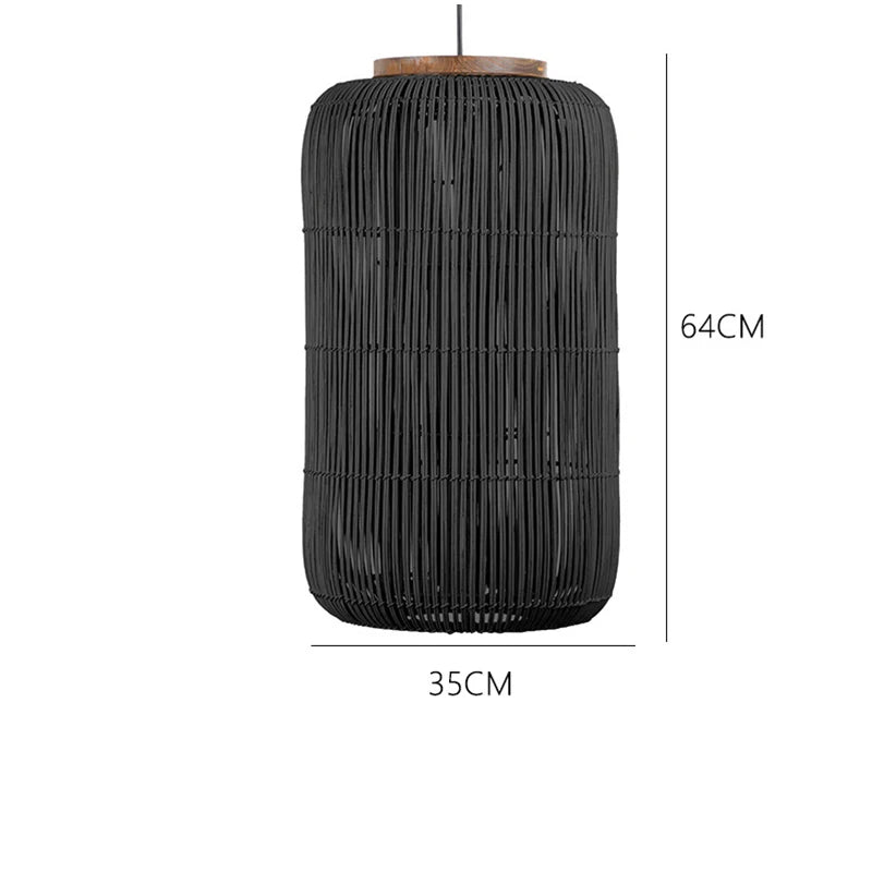 Pendelleuchte Cane in 2 Farben | Rattan