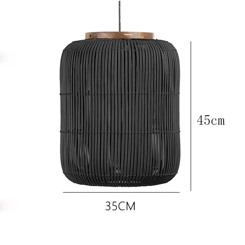 Pendelleuchte Cane in 2 Farben | Rattan