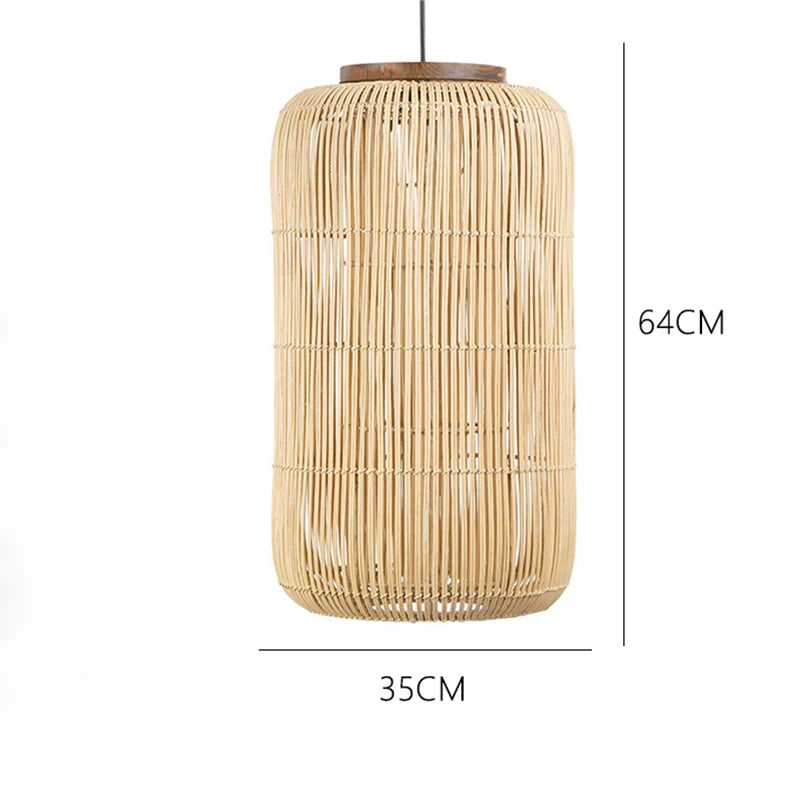 Pendelleuchte Cane in 2 Farben | Rattan