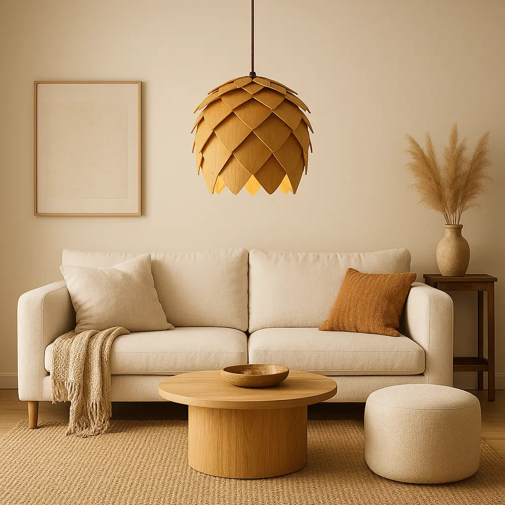Pendelleuchten aus Holz Eiche Lampe | Lignum