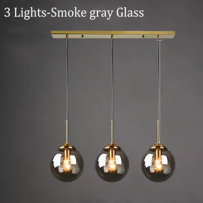 Pendelleuchte Glas, 3-teilig | Lustra