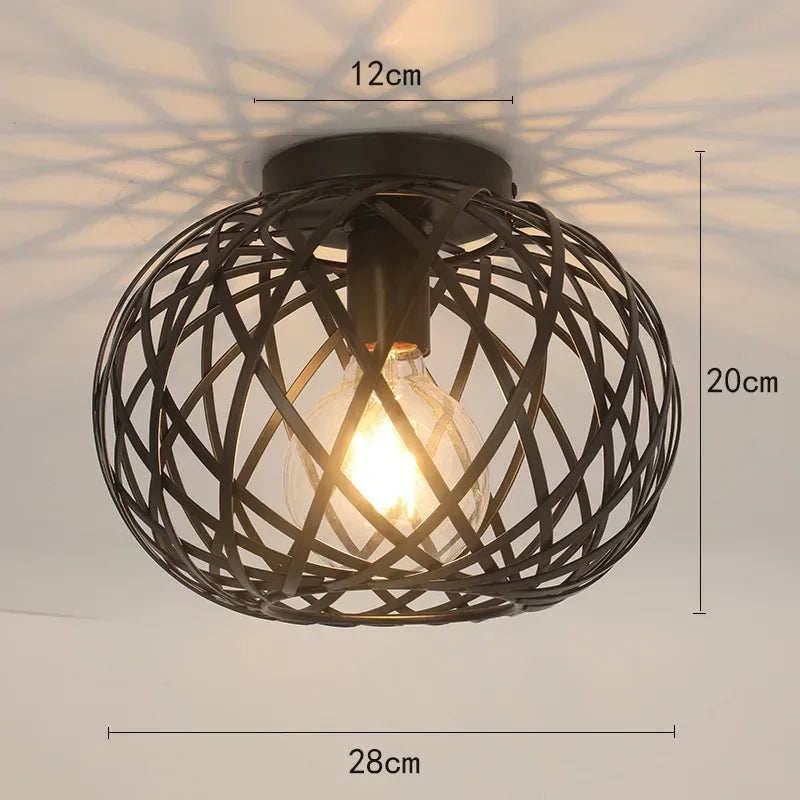 Deckenleuchte Industrie Kreuz | Luminara