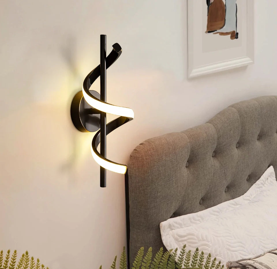 Wandleuchte Schlafzimmer mit Kringel | Gnistør