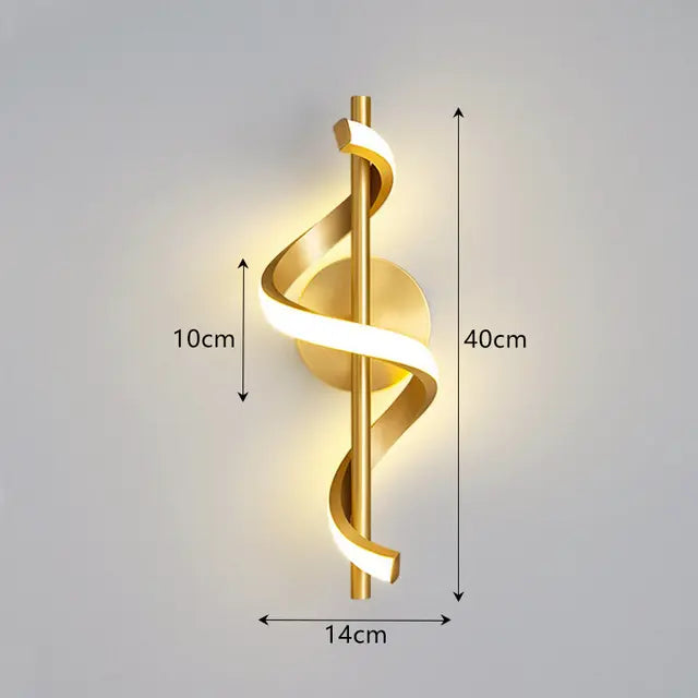 Wandleuchte Schlafzimmer mit Kringel | Gnistør