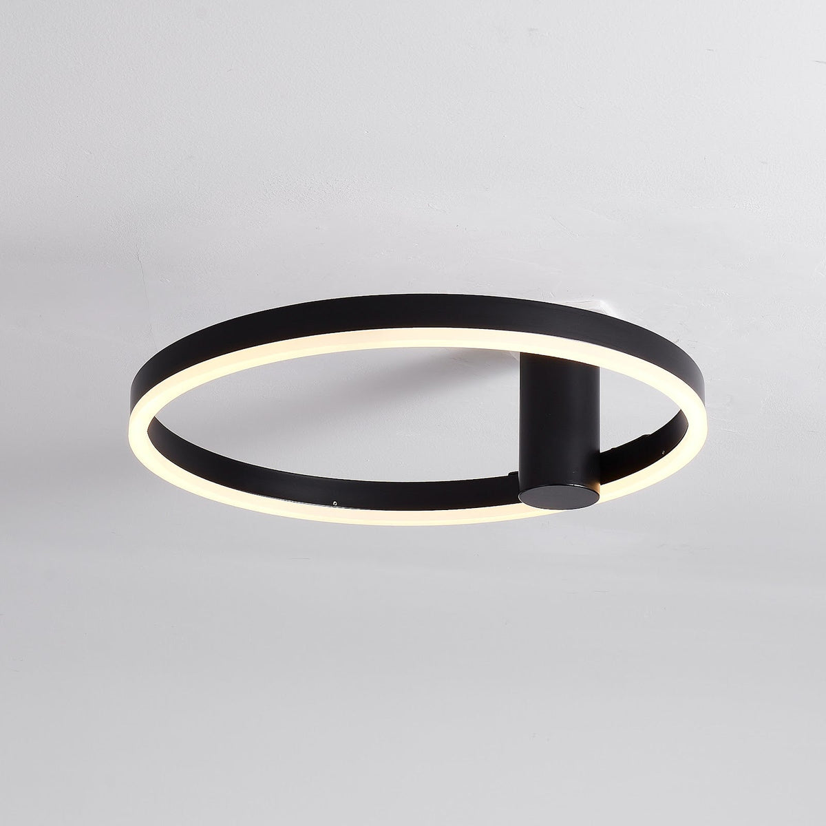 Schwarze Deckenleuchte Ø40 cm Lysrum — 1200 Lumen von warm bis kaltweiß