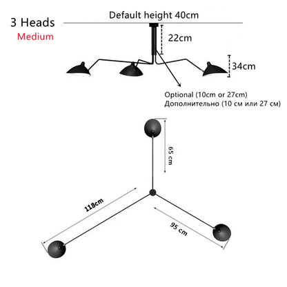 Schwarze Deckenlampe, Modernes Design | Glød