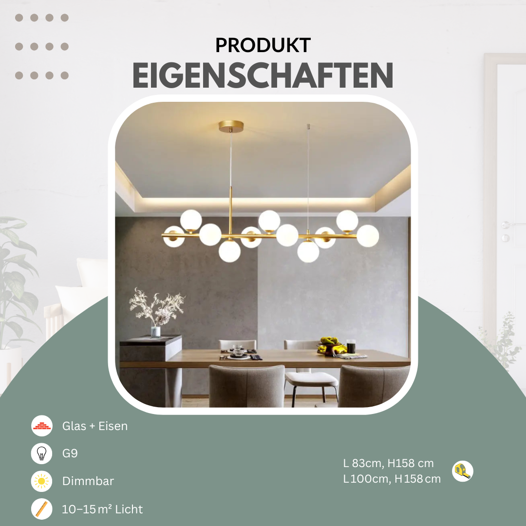 Moderne Pendelleuchte Esstisch | Convexum