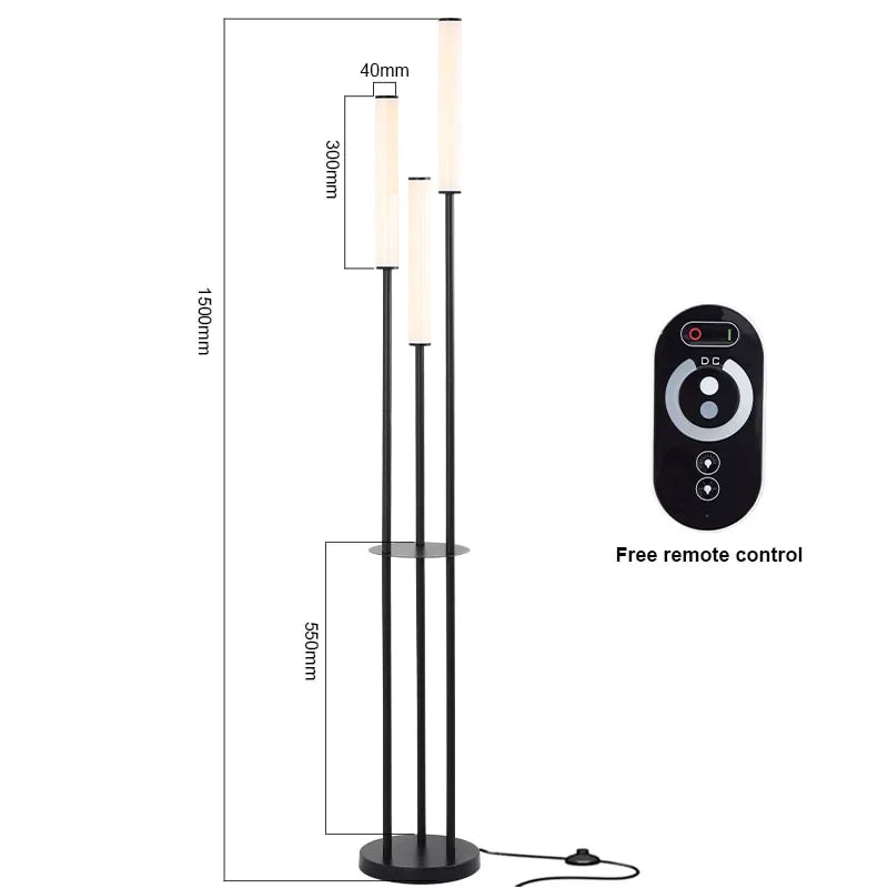 Moderne Stehleuchte mit LED | Convexum