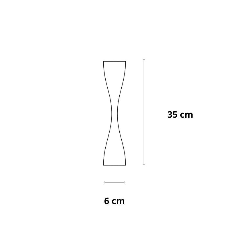 Wandleuchte Wohnzimmer, Lamellenwand | Aurum