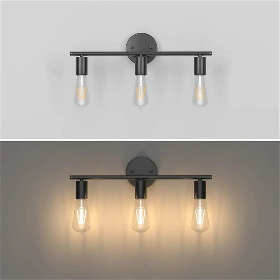 Wandleuchte Industrial, wandlampe schwarz industrial, wandleuchte wohnzimmer, wandleuchte innen schwarz, wandleuchte schwarz, wandleuchte schlafzimmer bett, wandleuchte badezimmer, wandleuchte Küche