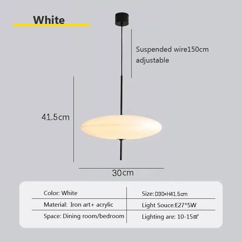 Moderne ovale Pendelleuchte | Recte