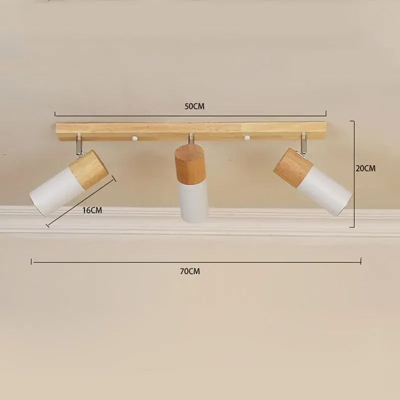 Deckenleuchte mit Holz | Lignum