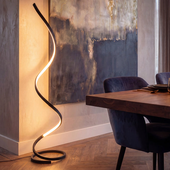 Stehlampe mit Bogen | Gnistør