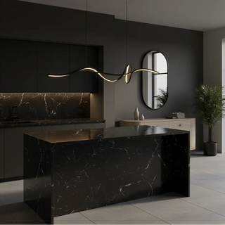 Hängelampe Kücheninsel, Hängelampe Design, Hängelampe Glas, Hängelampe modern, Hängelampe schwarz
