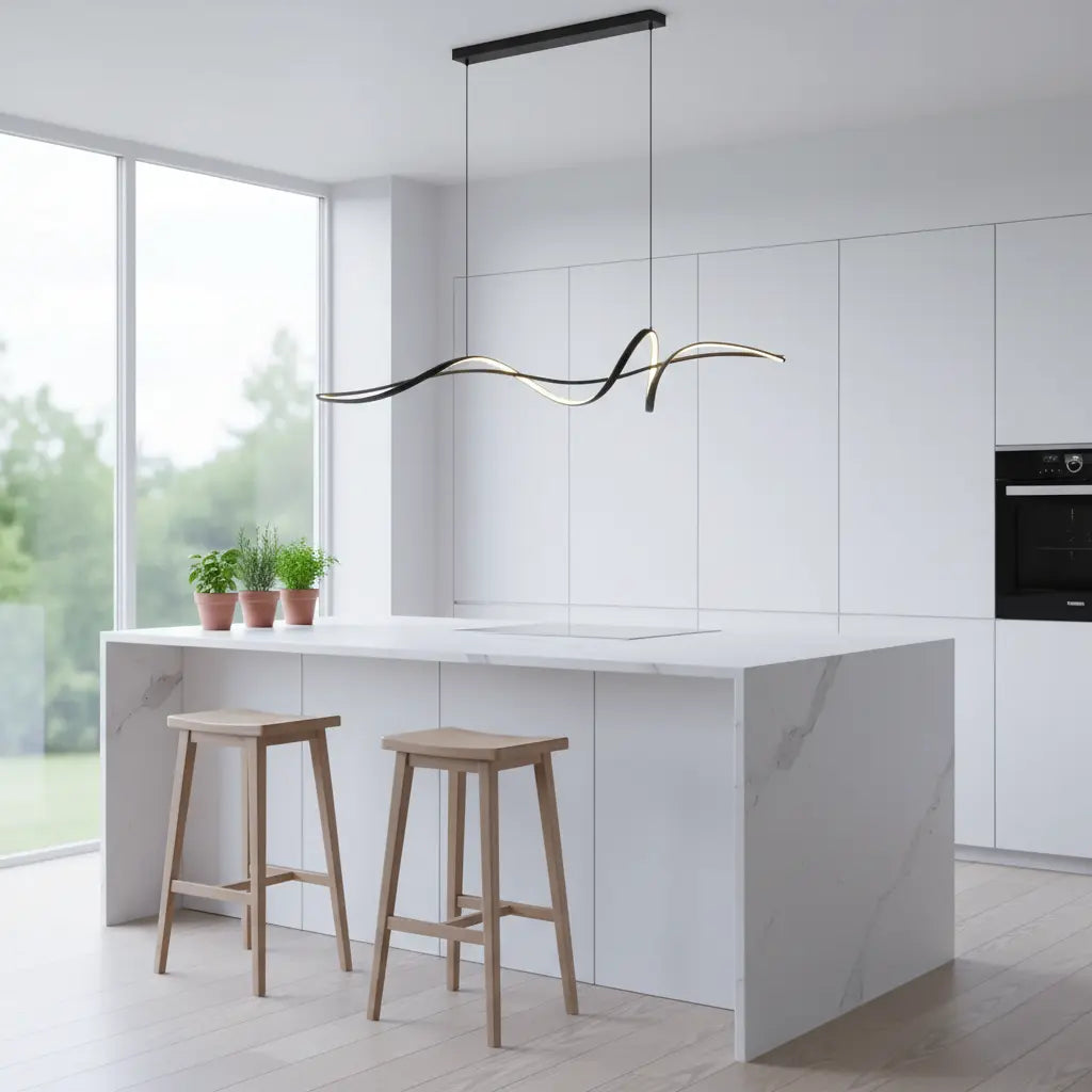 Hängelampe Kücheninsel, Hängelampe Design, Hängelampe Glas, Hängelampe modern, Hängelampe schwarz

