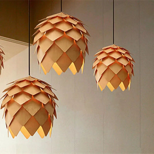 Pendelleuchten aus Holz Eiche Lampe | Lignum