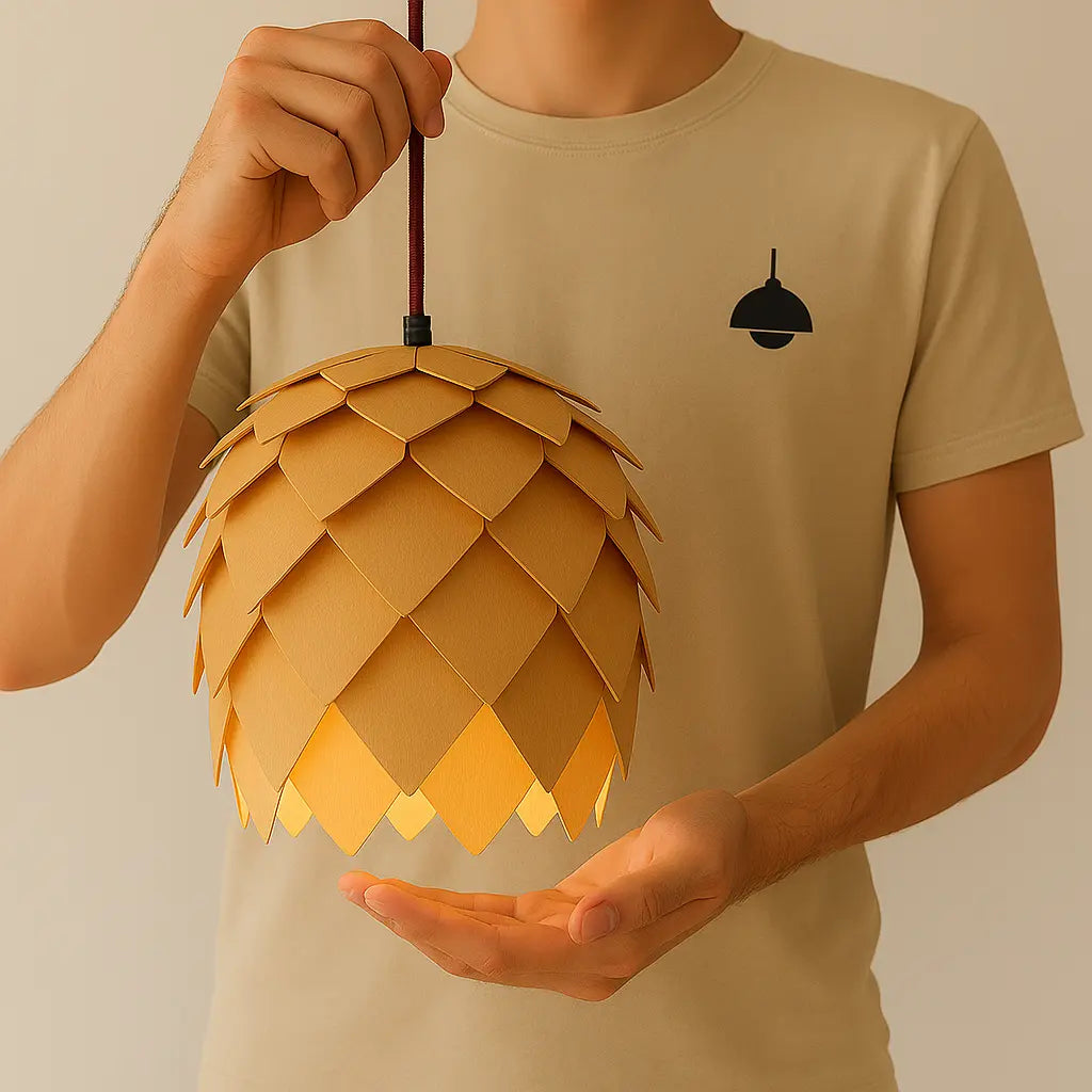 Pendelleuchten aus Holz Eiche Lampe | Lignum