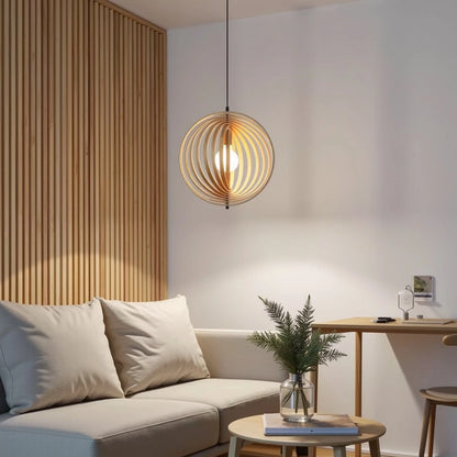 pendelleuchte holz