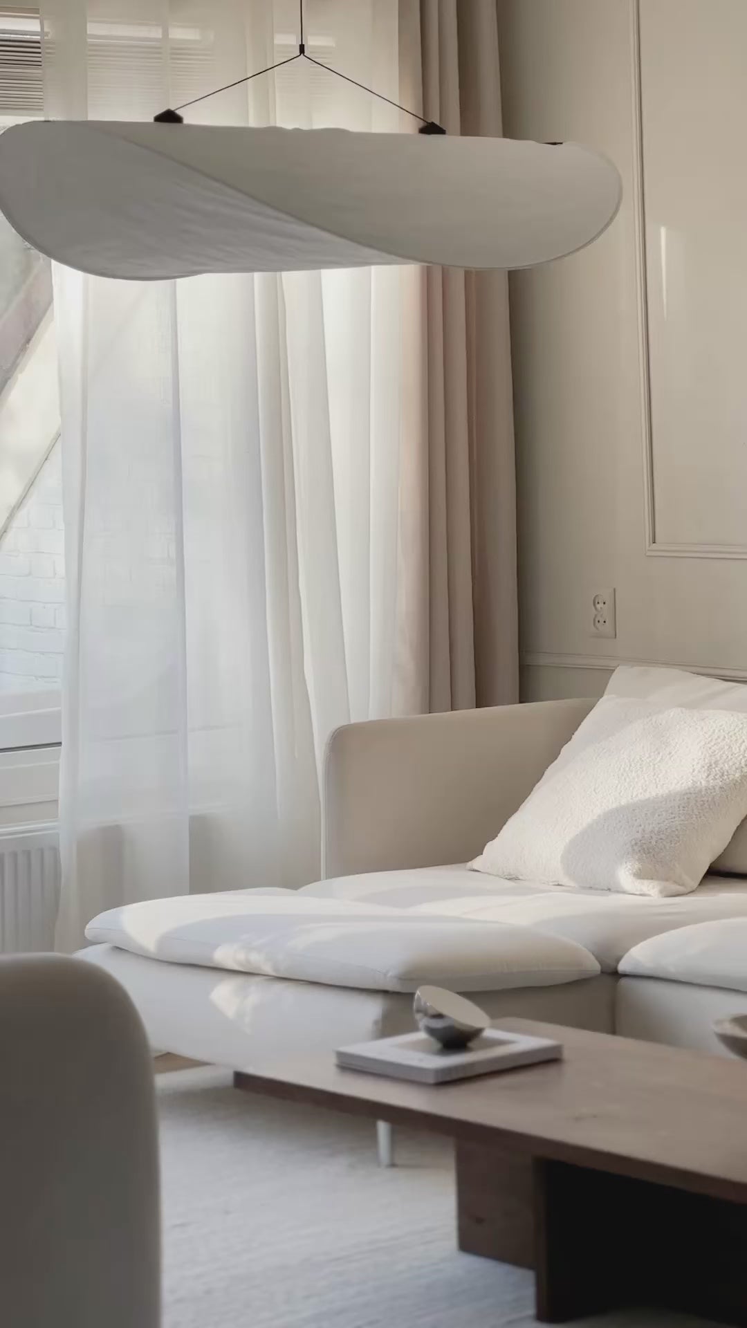 MyLjp Wabi-Sabi Hängeleuchte - Nordic Pendelleuchte E27 30-80cm Ø Blaken Brown